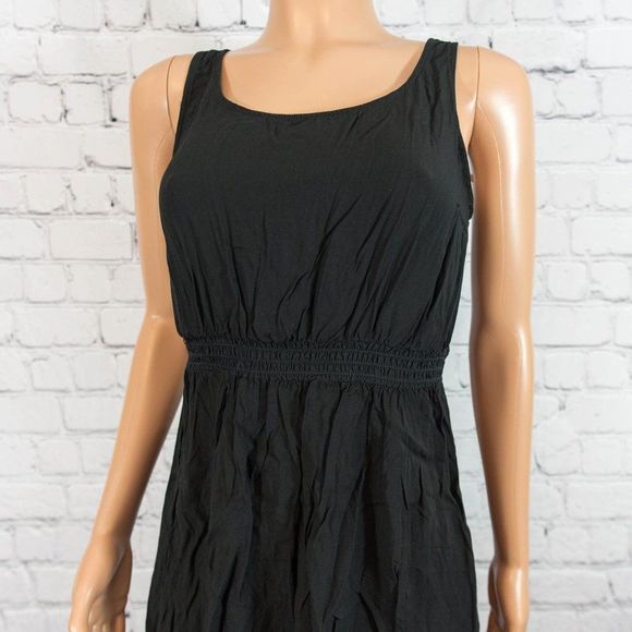 Zenana black casual high low dress - Picture 3 of 7
